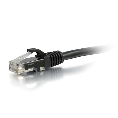 C2G 26971 Cat5e Cable - Snagless Unshielded Ethernet Network Patch Cable, Black (75 Feet, 22.86 Meters)