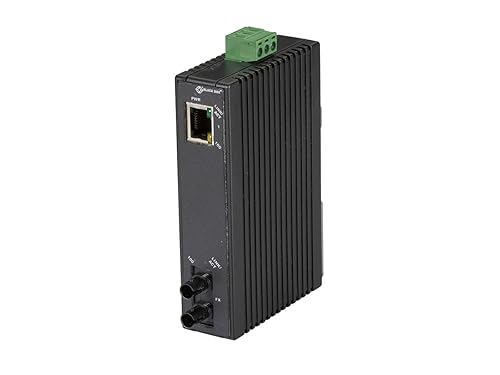 BLACK BOX NETWORK SRV - Hardened Mini Industrial Media Converter, (1) 10-/100-Mbps Copper to (1) 100-Mbp