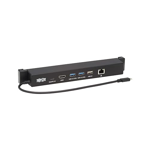 Tripp Lite USB-C Docking Station for Microsoft Surface, 4K HDMI @ 30Hz, Three USB 3.2 Gen 2 up to 10 Gigabytes Per Second, 100W USB-C Charging, Gigabit Ethernet Port, 1-Year Warranty (U442-DOCK14-MS)