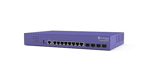 ExtremeSwitching X435-8T-4S Ethernet Switch - 8 Ports - Manageable - 2 Layer Supported - Modular - Twisted Pair, Optical Fiber - Wall Mountable, Rack-mountable - TAA Compliance