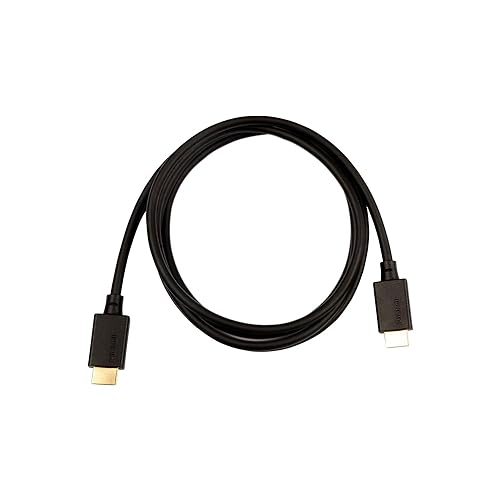 V7 Black Video Cable Pro HDMI Male to HDMI Male 2m 6.6ft - 6.56 ft HDMI A/V Cable for Audio/Video Device, PC, Monitor, HDTV, Projector - HDMI Male Digital Audio/Video - HDMI Male Digital Audio/Video