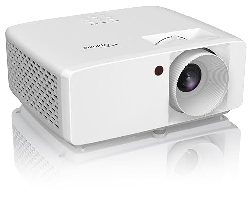 Optoma HZ40HDR Compact Laser Home Theater and Gaming Projector, 1080p HD with 4K HDR Input, High Bright 4,000 Lumens HZ40HDR (Latest, Long Throw, Laser, 4000 Lm)