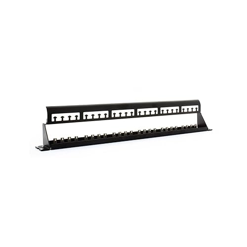 Panduit CP24WSBLY 24-Port Flat Patch Panel, Black