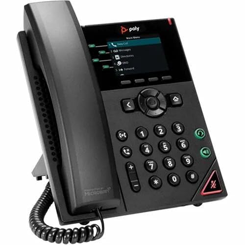 Polycom 250 IP Phone - Corded - Corded - Desktop, Wall Mountable