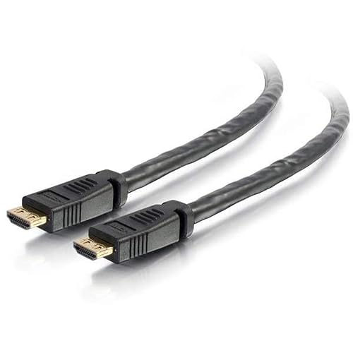 C2G HDMI Cable, 4K, High Speed HDMI Cable, 60Hz, CL2P-Plenum Rated, 15 Feet (4.57 Meters), Black, Cables to Go 42528