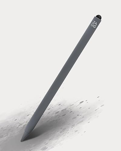 ZAGG Pro Stylus 2 with Active & Capacitive Tips, Palm Rejection, Tilt Recognition, Bluetooth Pairing, Compatible w/iPad Pro 11/12.9 (3,4, & 5 Gen)/Air 10.9/iPad 10.2/9.7/Mini 5/ iPad Air (M2) - Gray Gray Gen 2