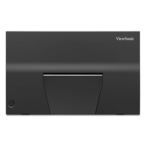 ViewSonic VX1754 17 Inch 1080p IPS Portable Gaming Monitor with 144Hz, AMD FreeSync, 2 Way Powered 60W USB C, Mini HDMI, and Built-in Stand with Protective Cover 17-Inch 144Hz