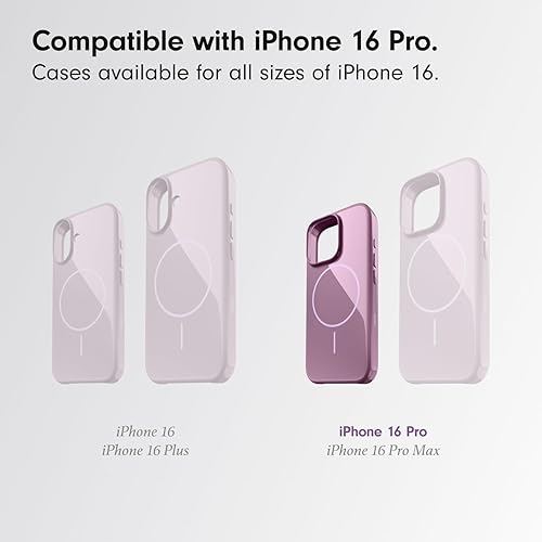 Beats iPhone 16 Pro Case with MagSafe, Scratch-Resistant Protective Cover, Slim Fit, Microfiber Lining - Sunset Purple Sunset Purple iPhone 16 Pro Case