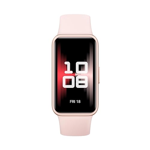 HUAWEI Band 9, Comfortable All-Day Wearing, Sleep Tracking, Fast Charging & Durable Battery, Intelligent Brightness Adjustments, 100 Different Workout Modes, Compatible with iOS and Android, Pink Band 9 Pink