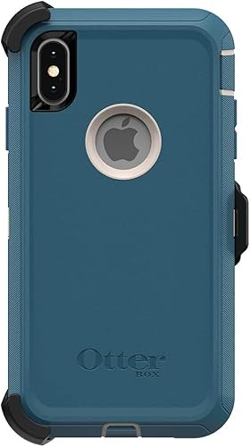 OtterBox DEFENDER SERIES SCREENLESS Case Case for iPhone Xs Max - Retail Packaging - BIG SUR (PALE BEIGE/CORSAIR)