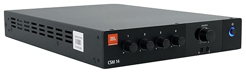 JBL CSM14 Commercial Series 4-input, 1-output Audio Mixer 8-input