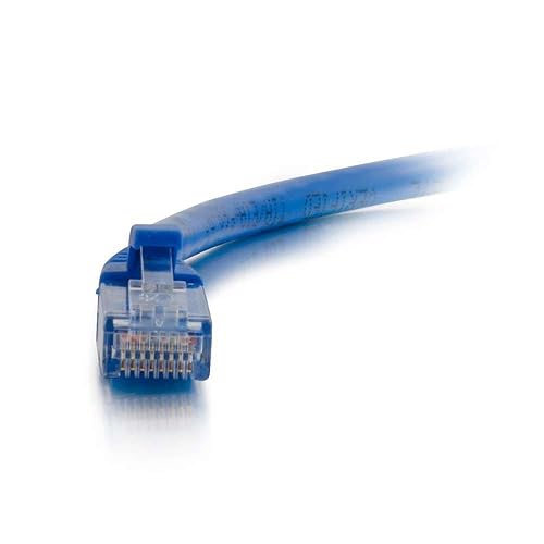 C2G 29007 Cat6 Cables - Snagless Unshielded Ethernet Network Patch Cable Multipack (25 Pack) Blue (7 Feet, 2.13 Meters) 25-Value Pack, 7 Feet/2.13 Meters Blue