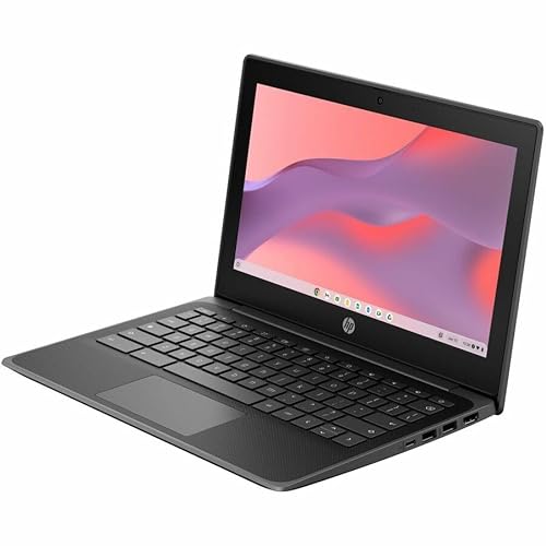 HP Fortis G10 11.6 Chromebook - HD - Intel N-Series N100-8 GB - 64 GB Flash Memory - Jack Black - Intel Chip - 1366 x 768 - ChromeOS - Intel UHD Graphics - IEEE 802.11ax Wireless LAN Standard