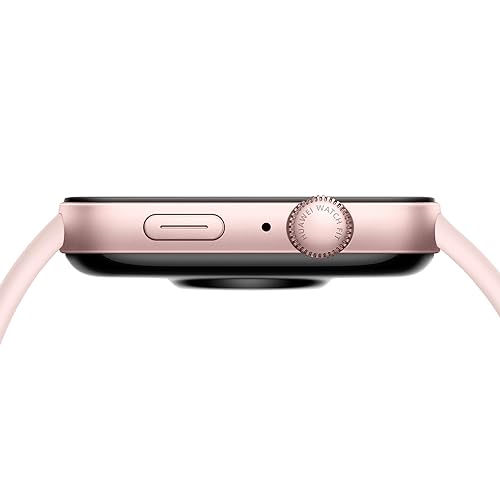 HUAWEI Watch FIT 3,1.82 AMOLED Display ,Ultra-Slim Design,All-Round Fitness Management,Comprehensive Health Managment,Durable Battery Life,Compatible with iOS & Android, Pink Watch Fit 3 Pink