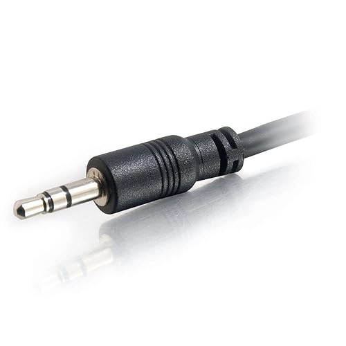 C2G 40109 3.5mm Stereo Audio Cable with Low Profile Connectors M/M, In-Wall CMG-Rated (50 Feet, 15.24 Meters)