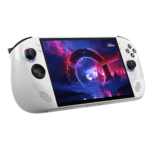 Lenovo Legion Go S 8 Handheld Gaming Console (White) – AMD Ryzen Z1 Extreme (3.30 GHz up to 5.10 GHz) – 32 GB LPDDR5x-7500 – 1 TB SSD – 120 Hz WUXGA (1920×1200) Touch Display – Windows 11 Home.