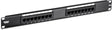 TRENDnet 16-Port Cat6 Unshielded Patch Panel, Rackmount, 1U 19, Cat3,Cat4,Cat5,Cat5e,Cat6 Compatible, 250Mhz Connection, Ideal For Copper Gigabit Ethernet Connections, Black, TC-P16C6
