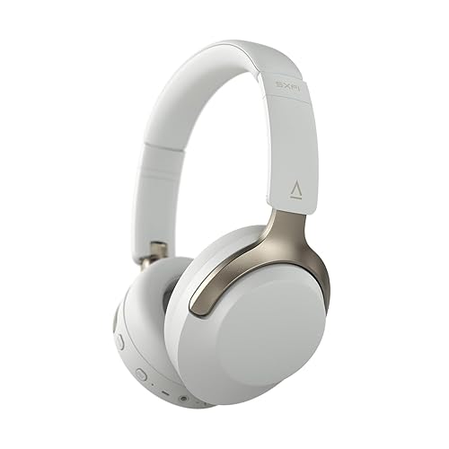 Creative Zen Hybrid SXFI Wireless Over-Ear Headphones with Super X-Fi Technology, Adaptive Hybrid Active Noise Cancellation, Ambient Mode, Up to 70 Hours (ANC Off), Low Latency Mode (Light Gray)