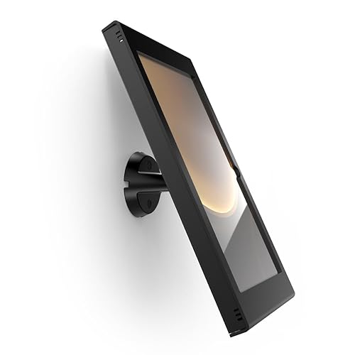 Compulocks Galaxy Tab S9+/S9FE+/S10FE+ Apex Enclosure Bow Tilting Wall Mount Black Black Galaxy Tab S9+/S9FE+/S10FE+