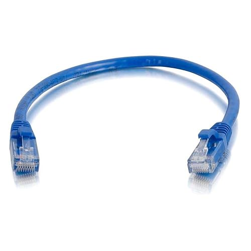 C2G 31372 Cat6 550 MHz Snagless 5 Feet/1.52 Meters Patch Cables, 50-Value Pack (Blue) 50-Value Pack, 5 Feet/1.52 Meters Blue