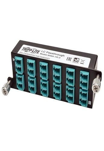 Tripp Lite 10GbE High Density Pass-Through Cassette 12 LC Duplex Connection (N484-12LC)