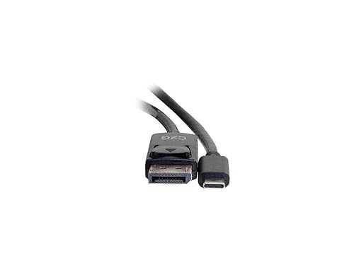 C2G 26904 USB-C to DisplayPort Adapter Cable 4K 30Hz, Black (12 Feet, 3.65 Meters)