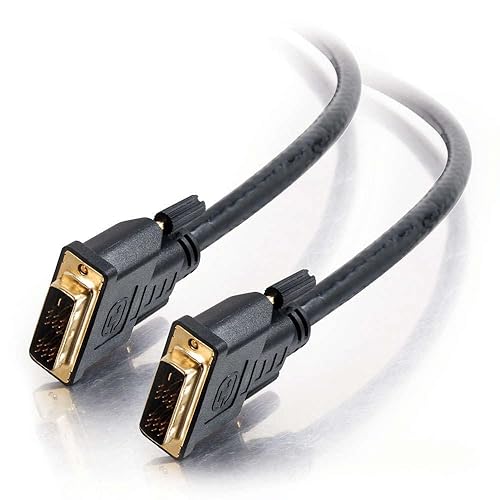 C2G 41202 Pro Series Single Link DVI-D Digital Video Cable M/M, Plenum CMP-Rated (35 Feet, 10.66 Meters)