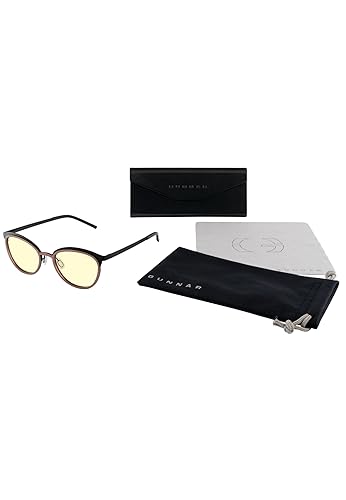 GUNNAR - Premium Blue Light Blocking Glasses - Strata Collection - Gaming and Computer Glasses Palomar Amber Tint