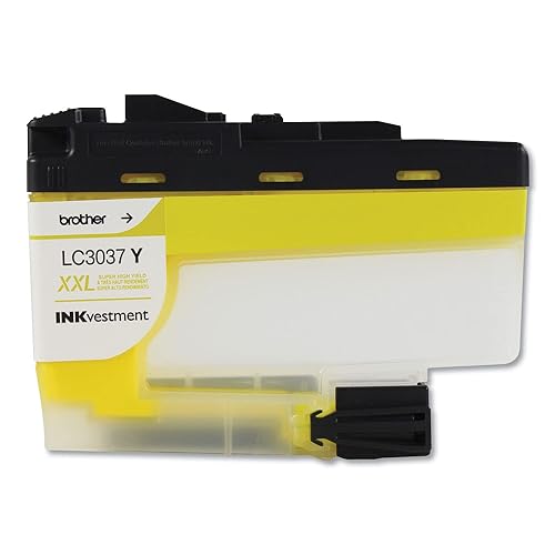 Brother LC3037YS Yellow Ink Cartridge, Super High Yield