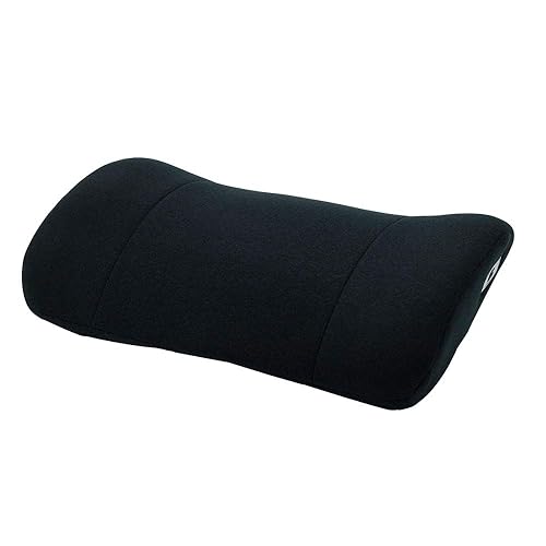 ObusForme Side to Side Lumbar Cushion with 2 Speed Vibrating Massage | Lumbar Support Black
