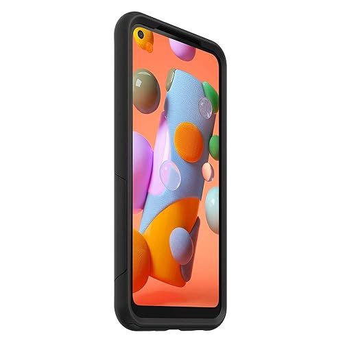 OtterBox Galaxy A11 Commuter Series Lite Case - Black, Slim & Tough, Pocket-Friendly, with Open Access to Ports and Speakers (No Port Covers),