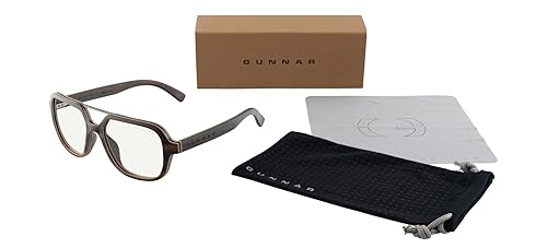 GUNNAR Humboldt Premium Blue Light Blocking Computer And Gaming Glasses Clear