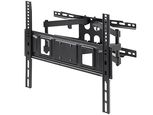 Monoprice Full-Motion Articulating TV Wall Mount Bracket for TVs 32in to 70in, Max Weight 88 lbs, Extension Range 2.4in 18.4in, VESA Up 400x400, Rotating, Fits Curved Screens (43199)