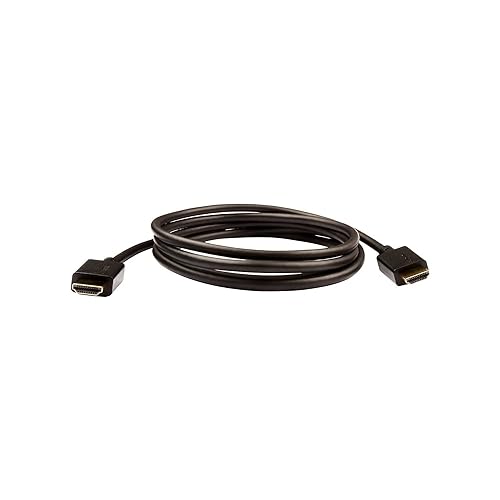 V7 Black Video Cable Pro HDMI Male to HDMI Male 2m 6.6ft - 6.56 ft HDMI A/V Cable for Audio/Video Device, PC, Monitor, HDTV, Projector - HDMI Male Digital Audio/Video - HDMI Male Digital Audio/Video