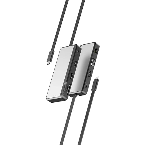 Alogic FUPHDVG1 Fusion Pro Tour USB-C 8-in-1 Compact Dock Station