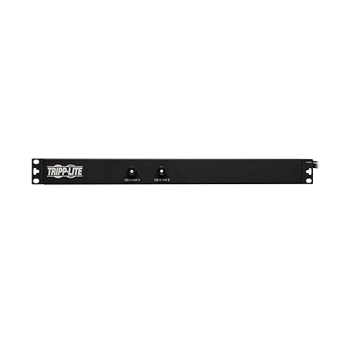 Tripp Lite 2.9kW Basic Rackmount PDU with Isobar Surge Protection, 120V, 3840 Joules, 12 Outlets Standard 5-15/20R, 15 ft / 4.5M L5-30P Power Cord, TAA Compliant, 5-Year Warranty (PDUH30-ISO)