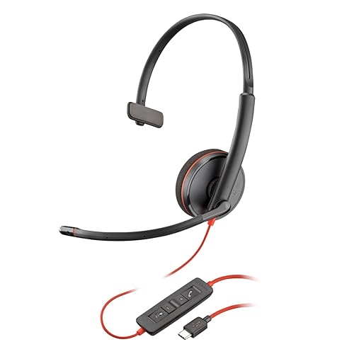 Plantronics 8M3Y3A6ABA Poly Bw3210 Monrl Usbc Hdset