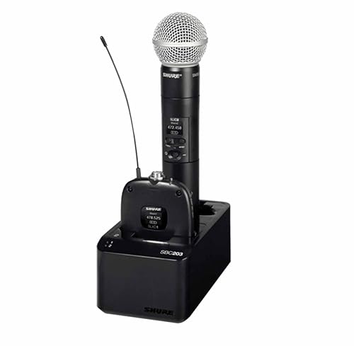 Shure SBC203-US Dual Docking Station for SLX-D Transmitters and SB903 Battery Dual Docking Charger