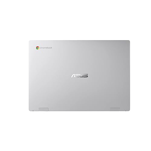 ASUS Chromebook CX1, 14 FHD NanoEdge Display, Intel Celeron N5100 Processor, 64GB eMMC, 4GB LPDDR4X RAM, Chrome OS, Transparent Silver, CX1400CKA-DH02-CB