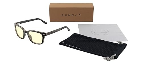 GUNNAR Muir Premium Blue Light Blocking Computer And Gaming Glasses Amber