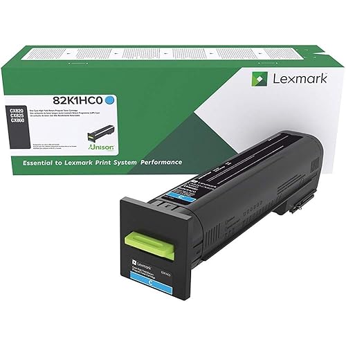 Lexmark High Yield Cyan Return Program Toner Cartridge for US Government, 17000 Yield (82K0HCG)