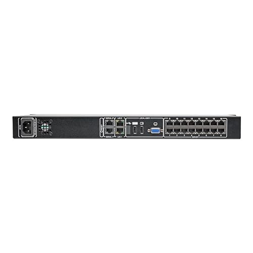 16-Port 1U Rackmount CAT5 KVM 16-Port 1 Local + 1 Remote User