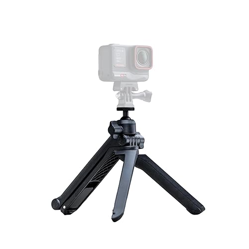 Insta360 Multi Mount, All-in-One Camera Rig, Tripod, Selfie Stick & Magic Arm, 360 Ball Joint for Adjustable Angles, Compatible with Insta360 Ace/GO/Link/X Series, Black