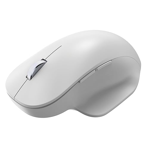 Incase Bluetooth Ergonomic Mouse – Designed by Microsoft – Two Thumb Buttons, Easy to Grip Thumb Rest, Precision Tracking, Connects 3 Devices, 15 Month Battery Life, PCs/Laptops (Glacier)