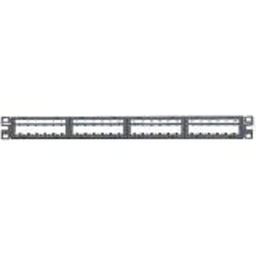 Panduit CPPL24M6BLY 24-Port Flat Patch Panel, Black