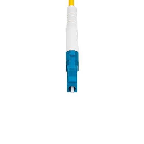 StarTech.com 1m (3.3ft) LC to LC (UPC) OS2 Single Mode Simplex Fiber Optic Cable, 9/125, 40G/100G, LSZH Fiber Jumper Cord