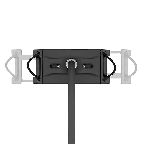 Aluratek Universal Smartphone and Tablet Gooseneck Flexible Arm Mount w/Built-in Clamp for Desk, Compatible with iPhone and Samsung (Tablets Between 4.75 to 9 Inches in Width) AFM01FB, Black