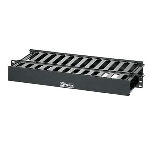 Panduit WMPSE Horizontal Cable Manager, Black