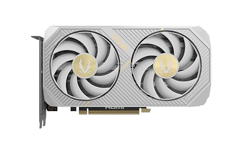 ZOTAC Gaming GeForce RTX 5060 Ti 16GB Twin Edge OC White Edition DLSS 4 16GB GDDR7 128-bit 28 Gbps PCIE 5.0 Gaming Graphics Card, IceStorm 2.0 Cooling, SFF-Ready, ZT-B50620Q-10M