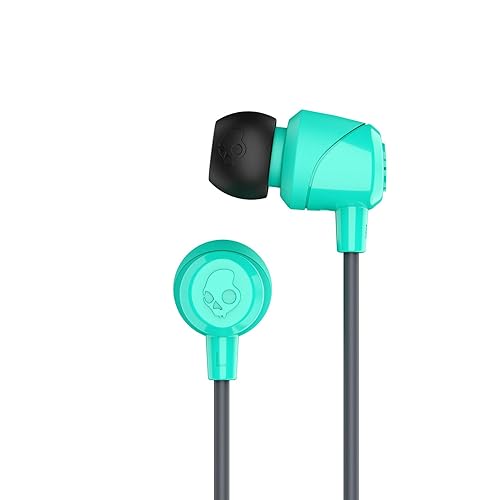 Skullcandy Jib In-Ear Wired Earbuds, Noise Isolating Sound, Microphone, Works with Bluetooth Devices and Computers – Miami